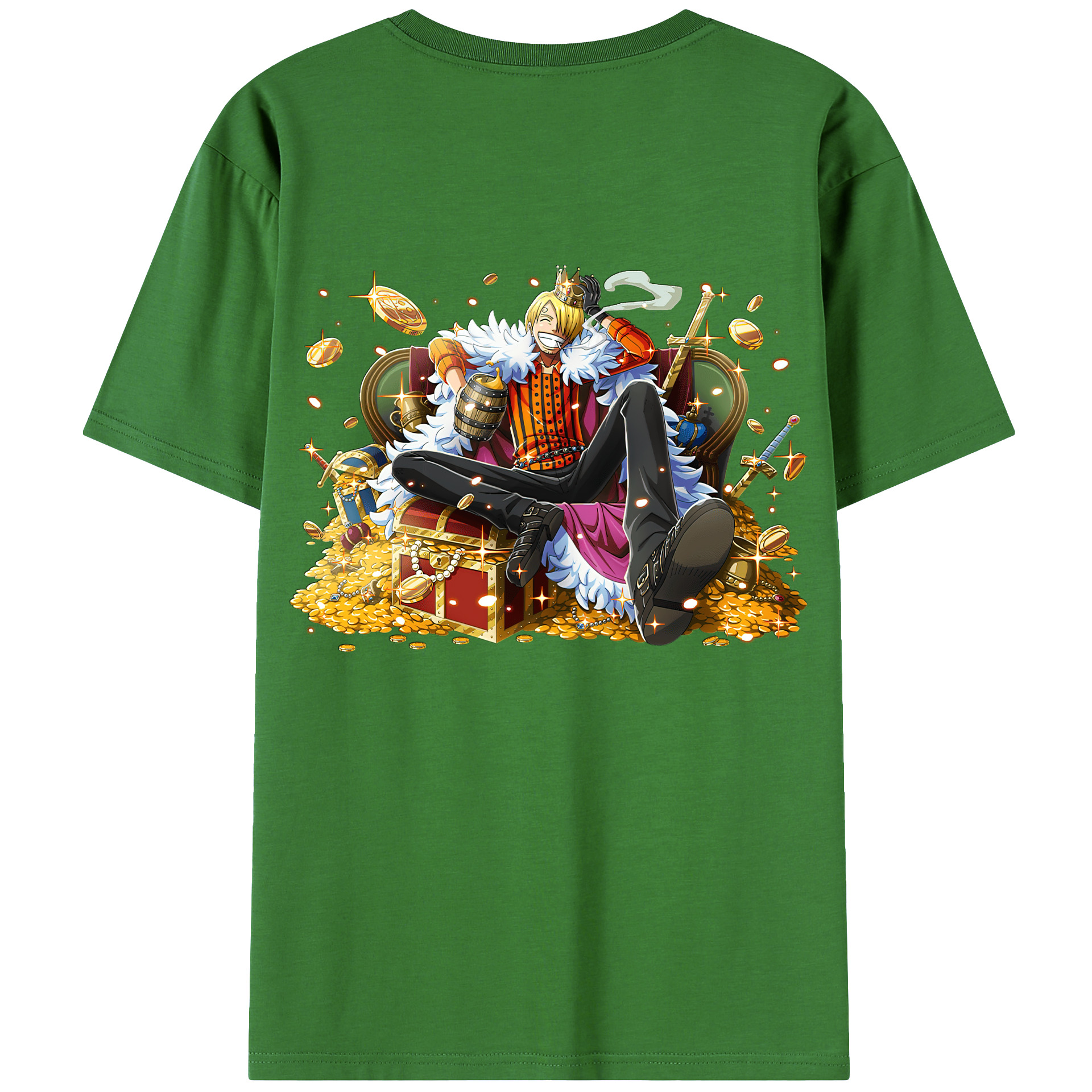 （画像用） ワンピース サンジ ONE PIECE Sanji レディース半袖Tシャツ(バックプリント)